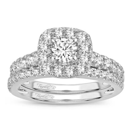 10K 0.50CT DIAMOND BRIDAL RING