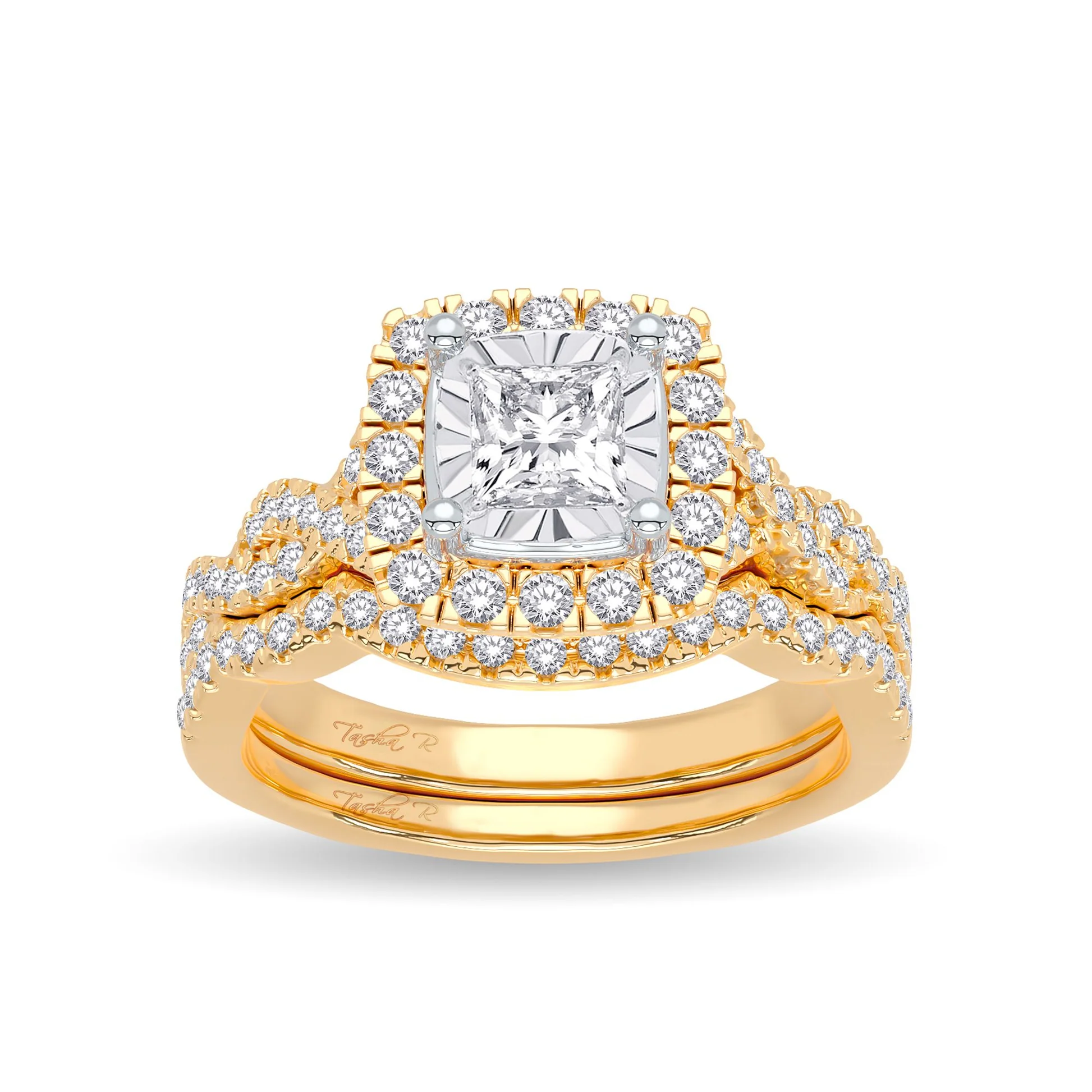 57759_1 14K 0.62CT DIAMOND BRIDAL RING - Image 1
