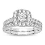 10K 0.50CT DIAMOND BRIDAL RING