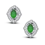 14K 0.20CT DIAMOND EARRING - Image 2