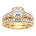 10K 0.50CT DIAMOND BRIDAL RING