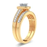 10K 0.50CT DIAMOND BRIDAL RING - Image 2
