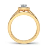 10K 0.50CT DIAMOND BRIDAL RING - Image 3