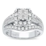 10K 0.90CT DIAMOND RING