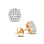 10K 0.50CT DIAMOND EARRING