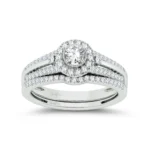 10K 0.50CT DIAMOND BRIDAL RING