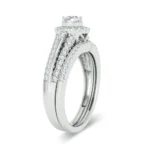 10K 0.50CT DIAMOND BRIDAL RING - Image 2