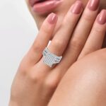 10K 1.00CT DIAMOND BRIDAL RING - Image 3