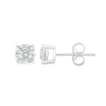 10K 0.50CT DIAMOND STUD EARRING