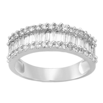 10K 0.50CT LADIES BAND