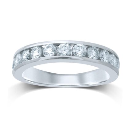 14K 0.20CT DIAMOND BAND (11 DIAMOND STONES)