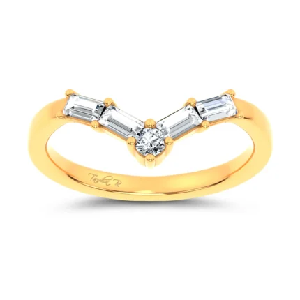 14K 0.25CT CERTIFIED LAB GROWN DIAMOND ENHANCER BAND