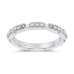 14K 0.33CT CERTIFIED LAB GROWN FANCY BAND
