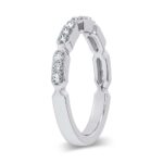 14K 0.33CT CERTIFIED LAB GROWN FANCY BAND - Image 2