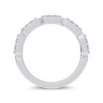 14K 0.33CT CERTIFIED LAB GROWN FANCY BAND - Image 3