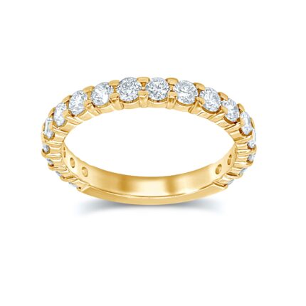 14K 0.25CT DIAMOND BAND (18 DIAMOND STONES)