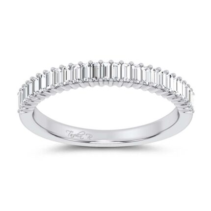14K 0.33CT CERTIFIED LAB GROWN FANCY BAND