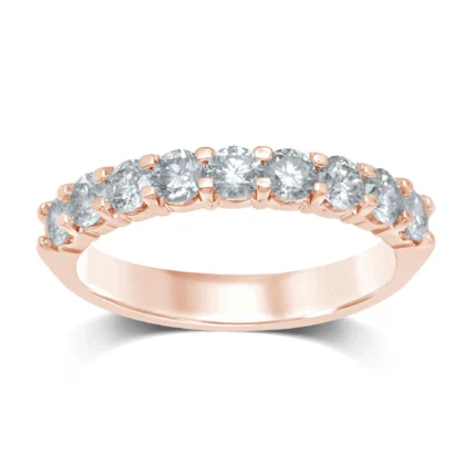 14K 0.36CT DIAMOND BAND (9 DIAMOND STONES)