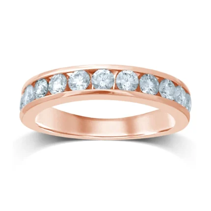 14K 0.52CT DIAMOND BAND (11 DIAMOND STONES) Yellow Gold