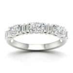 14K 1.00CT FANCY LAB GROWN DIAMOND BAND