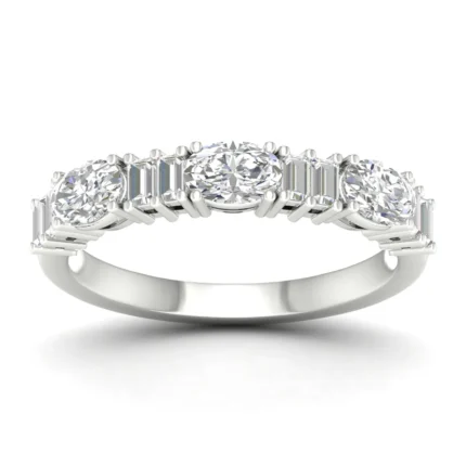 14K 1.00CT FANCY LAB GROWN DIAMOND BAND