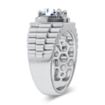 14K 2.00CT CERTIFIED LAB GROWN MENS RING - Image 2