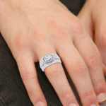 14K 2.00CT CERTIFIED LAB GROWN MENS RING - Image 4