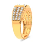 14K 2.00CT CERTIFIED LAB GROWN MENS RING - Image 2