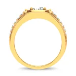 14K 2.00CT CERTIFIED LAB GROWN MENS RING - Image 3