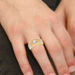 14K 2.00CT CERTIFIED LAB GROWN MENS RING - Image 4