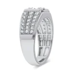 14K 2.00CT CERTIFIED LAB GROWN MENS RING - Image 2