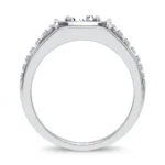 14K 2.00CT CERTIFIED LAB GROWN MENS RING - Image 3