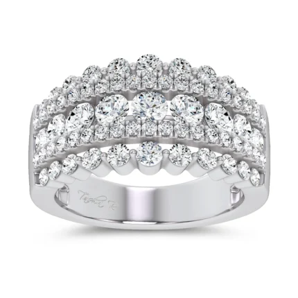 14K 2.00CT LAB GROWN LADIES BAND