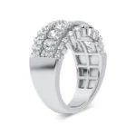 14K 2.00CT LAB GROWN LADIES BAND - Image 3