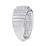 14K 2.60CT CERTIFIED LAB GROWN MENS RING - Image 2