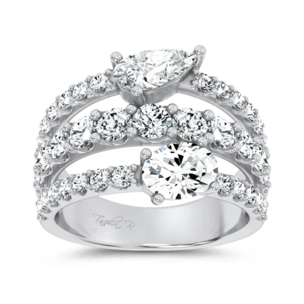 14K 2.93CT CERTIFIED LAB GROWN RING
