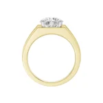 14K 3.00CT CERTIFIED LAB GROWN DIAMOND MENS RING - Image 3