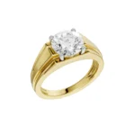14K 3.00CT CERTIFIED LAB GROWN DIAMOND MENS RING - Image 4
