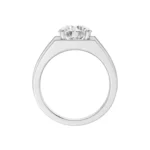 14K 3.00CT CERTIFIED LAB GROWN DIAMOND MENS RING - Image 3