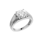 14K 3.00CT CERTIFIED LAB GROWN DIAMOND MENS RING - Image 4