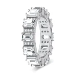 14K 3.17CT CERTIFIED LAB GROWN BAND - Image 2