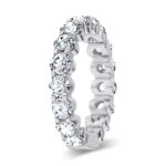 14K 4.00CT LAB DIAMOND ETERNITY BAND - Image 2