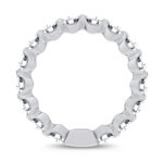 14K 4.00CT LAB DIAMOND ETERNITY BAND - Image 3