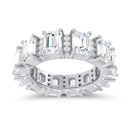 14K 5.00CT CERTIFIED LAB GROWN BAND