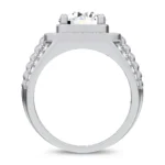 14K 4.12CT LAB DIAMOND MENS RING - Image 3