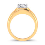 14K 2.00CT CERTIFIED LAB GROWN MENS RING - Image 2