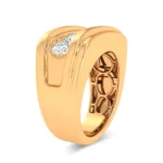 14K 2.00CT CERTIFIED LAB GROWN MENS RING - Image 2