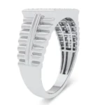 10K 0.15CT DIAMOND MENS RING - Image 2