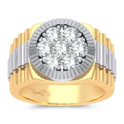 14K 1.50CT DIAMOND MENS RING